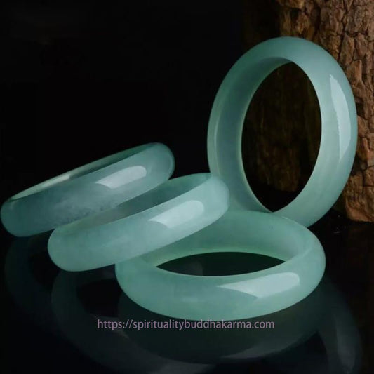 Jade Natural Jade Luck Healing Prosperity Bangle Bracelet