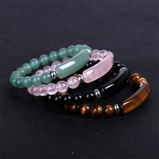 Spirituality Buddha Karma Handmade Natural Gemstone Healing Bracelet