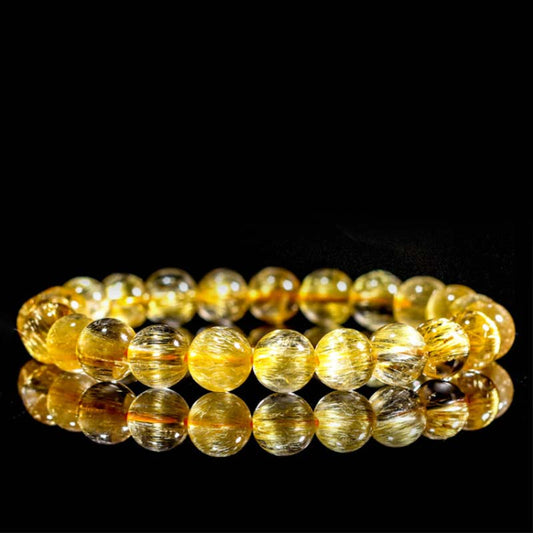 Natural Wealth Solar Plexus Chakra (Third Chakra) Happiness Blessing Bracelet (Extra 30% Off | USE CODE: FS30)