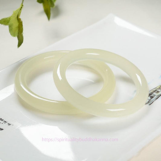 Jade Natural Afghanistan Jade Abundance Cuff Bracelet Bangle