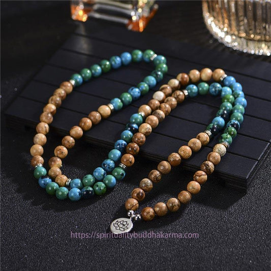 Spirituality Buddha Karma 108 Meditation Healing Multilayer Mala