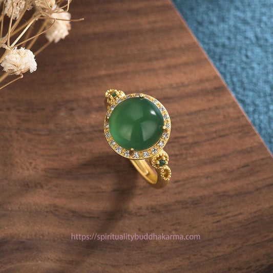 Jade Green Jade Fortune Ring