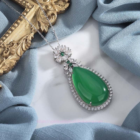 Jade Cyan Jade Harmony Necklace
