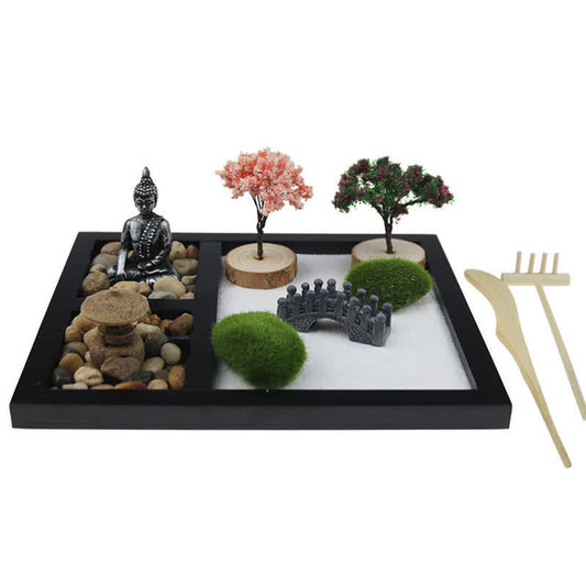 Spirituality Buddha Symbol Tree Landscape Meditation Calm Zen Garden Decoration