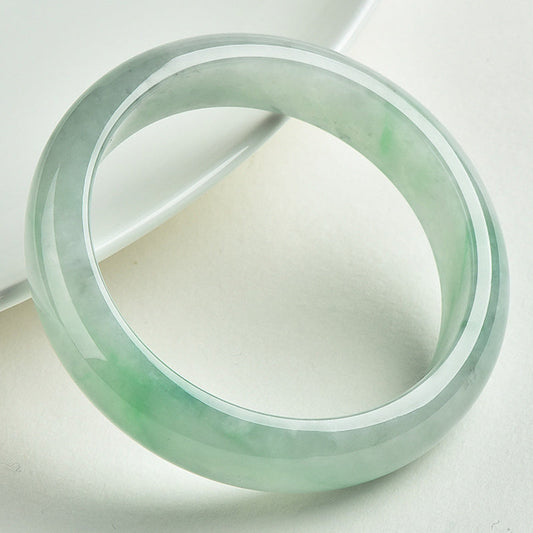 Jade Natural Jade Prosperity Wealth Luck Bangle Bracelet