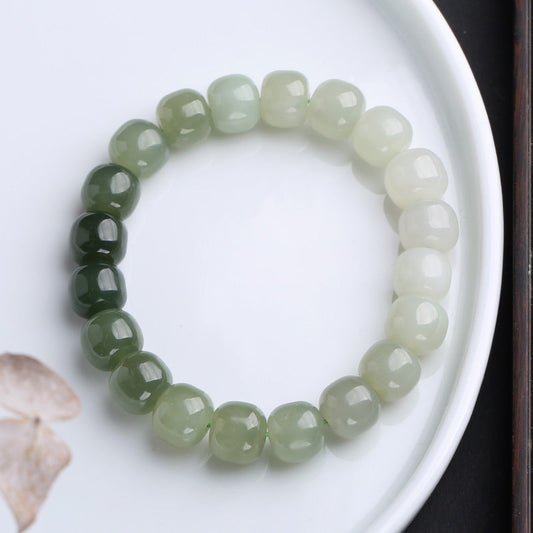 Jade Gradient Jade Luck Blessing Bracelet