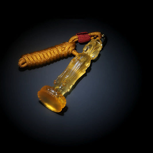 Buddha Energy Necklace Avalokitesvara Buddha Liuli Harmony Necklace