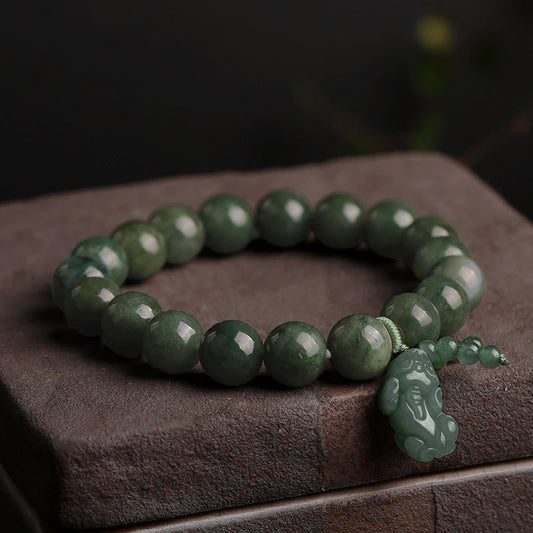 Jade Tibetan Jade PiXiu Prosperity Bracelet