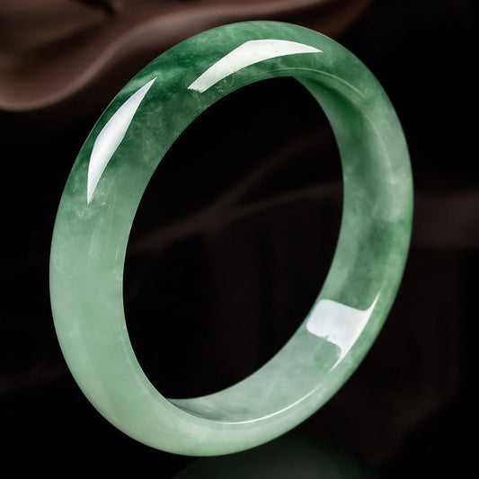 Jade Natural Jade Fortune Blessing Bangle Bracelet