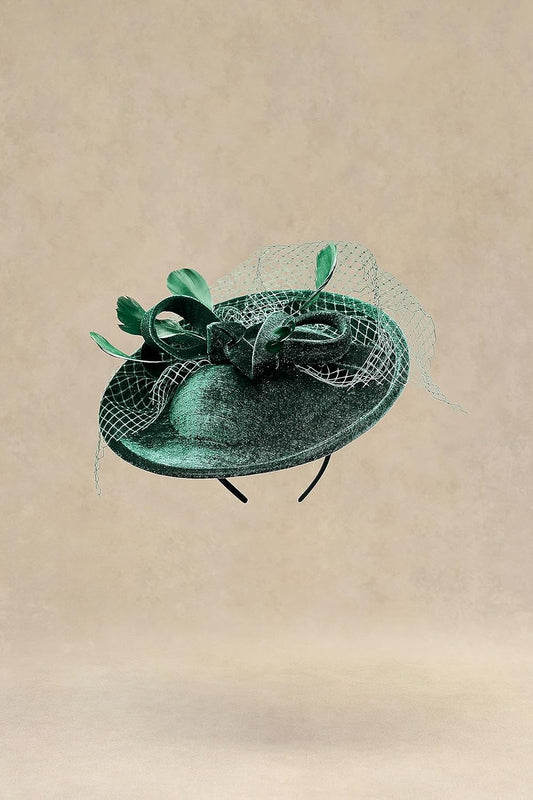 Tea Party Fascinator Kentucky Hat Fascinator Cocktail Church Pillbox Hat Derby Headband
