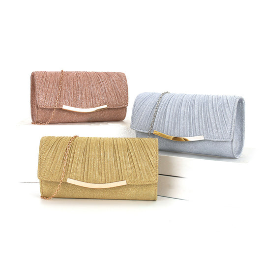 2026 New Women's Evening Clutch Bag with Chain Strap