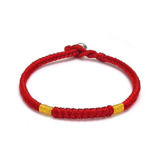 🔴 Red Tibetan Religious Bracelet | The Power of Attraction and Prosperity: Protection, Manifestation, and Energy