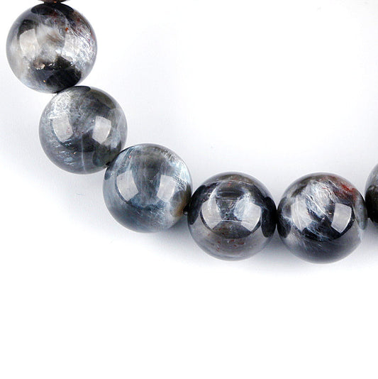 N026 Natural Brazilian Starlight Quartz Crystal Bracelet - A Treasure of Healing, Protection, and Energy Balance to Start Your Journey of Harmony