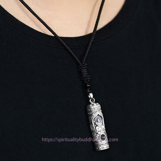 Buddha Energy Necklace Chinese Zodiac Natal Buddha Projection Prosperity Necklace Pendant