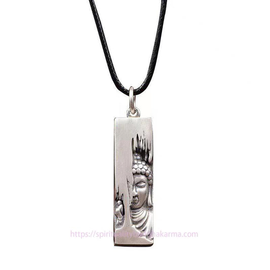 Spirituality Tathagata Buddha Strength Protection Amulet Lucky Pendant Necklace