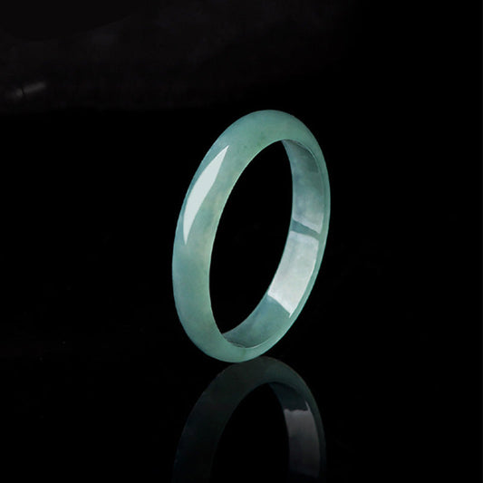 Jade Natural Jade Prosperity Protection Ring