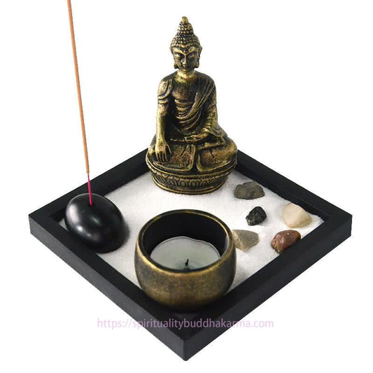 Spirituality Buddha Symbol Rocks Meditation Calm Zen Garden Home Decoration