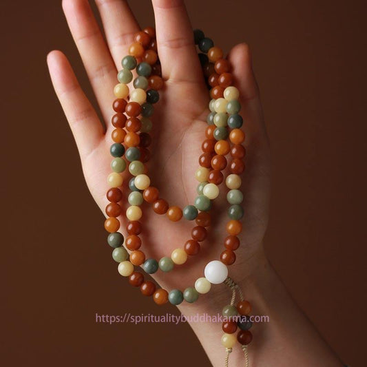 Spirituality Buddha Karma Bodhi Seed Mala Harmony Wisdom Bracelet