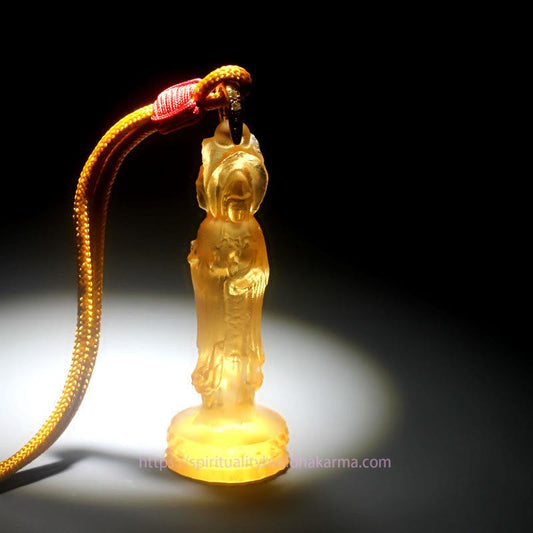 Spirituality Avalokitesvara Buddha Liuli Harmony Necklace