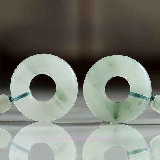 Jade Natural Jade Peace Buckle Prosperity Necklace Pendant