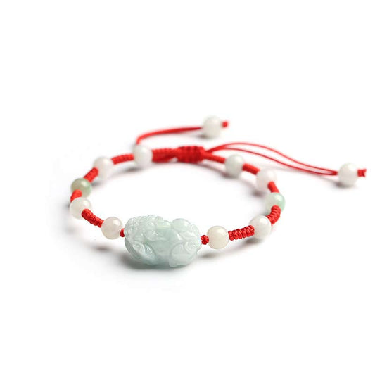 Jade Natural Jade PiXiu Luck Bracelet