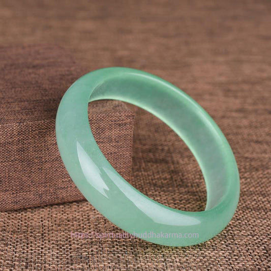 Jade Natural Jade Luck Healing Prosperity Bangle Bracelet