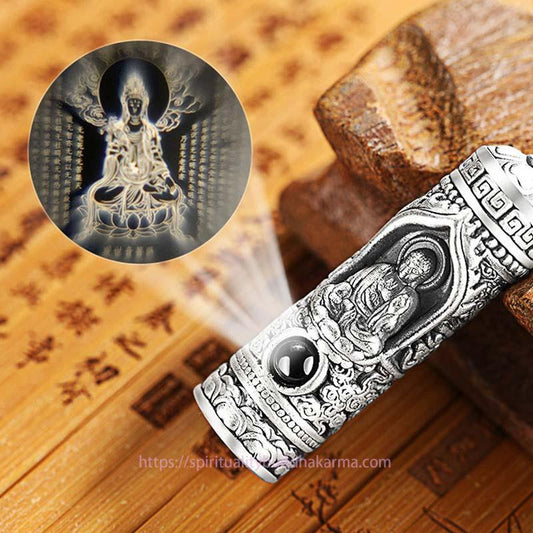 Buddha Energy Necklace Chinese Zodiac Natal Buddha Projection Prosperity Necklace Pendant