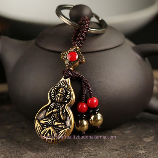 Spirituality Mahasthamaprapta Bodhisattva Buddha Blessing Keychain