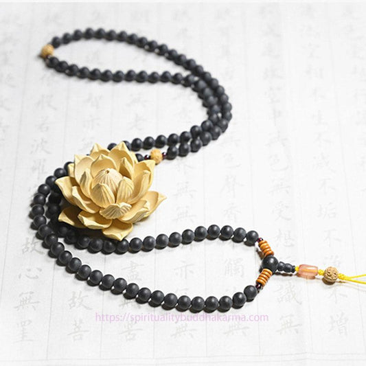 Spirituality Buddha Karma Tibetan Mala Cypress Bodhi Seed Red Agate Healing Bracelet