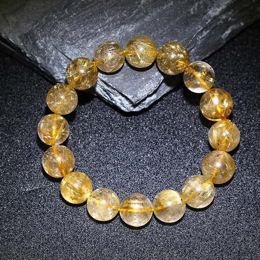 Natural Wealth Solar Plexus Chakra (Third Chakra) Happiness Blessing Bracelet (Extra 30% Off | USE CODE: FS30)