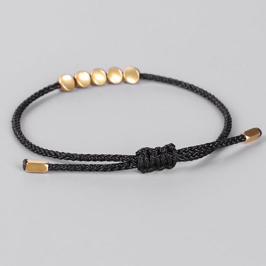 Copper Bead Bracelet for Wealth and Protection : Inspired by Chinese Feng Shui