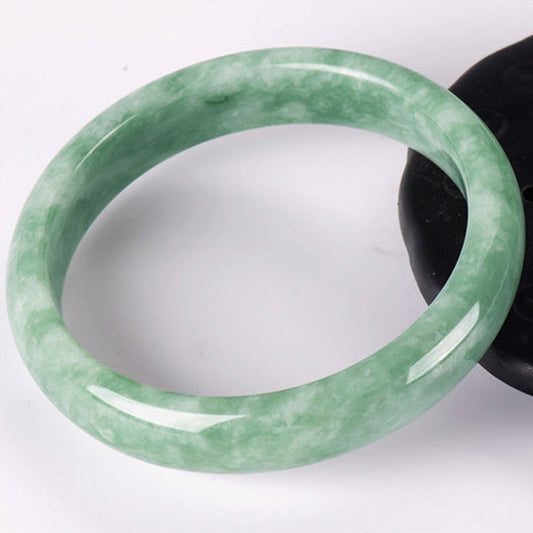 Jade  Natural Jade Prosperity Bangle Bracelet