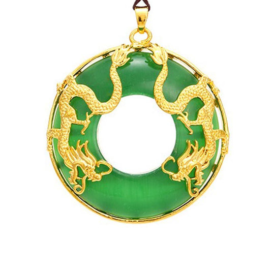 Jade  Tibetan Jade Dragon Necklace Pendant