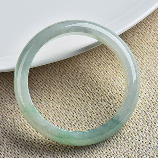 Jade  Natural Jade Luck Healing Prosperity Bangle Bracelet