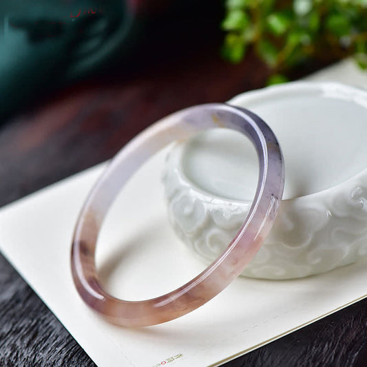 Jade  Purple Golden Silk Jade Wealth Bracelet Bangle