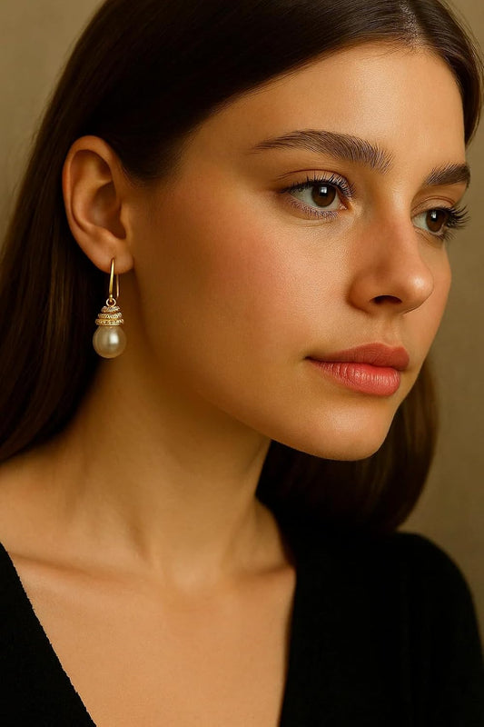 Sunnyshopday 925 Sterling Silver,Flower Pendant.18 inches,Prince of Wales Chain,Diamond Cut Twist Curb Necklace Chain Women Girls Jewelery Box (White Natural FreshWater Pearl)