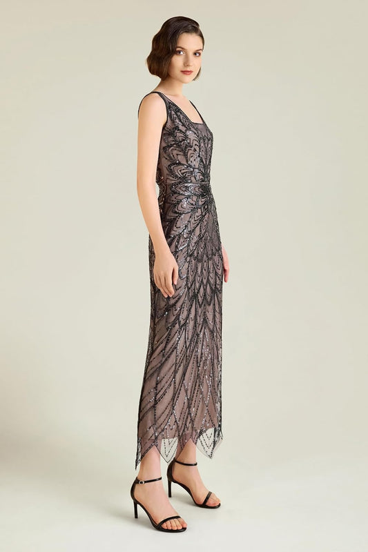Formal Dresses for Women - Evening Gown with Symmetrical Pattern Cocktail Party Dresses