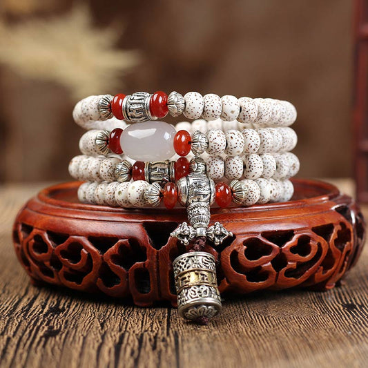Spirituality Buddha Karma Tibetan Bodhi Seed Handcraft Mala Wisdom Bracelet