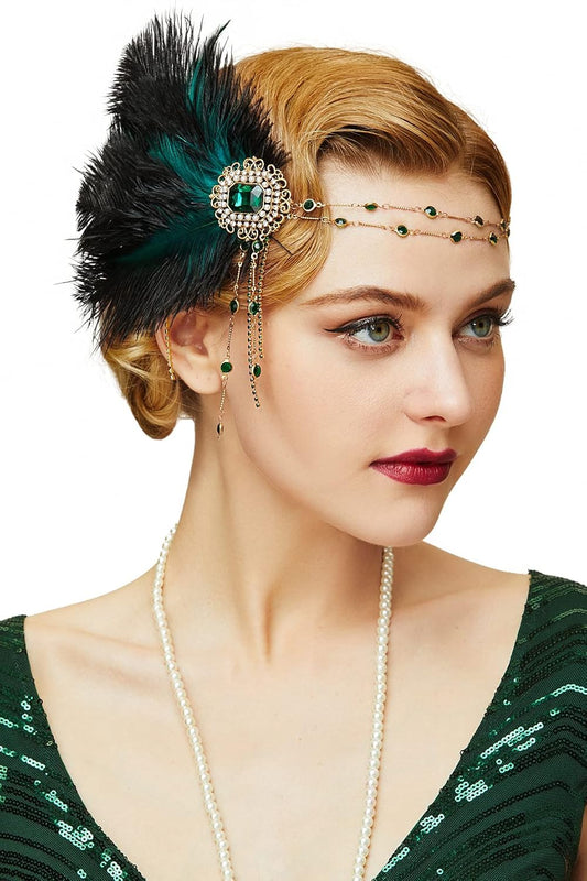 1920s Flapper Gatsby Headband Roaring 20's Party Headpiece