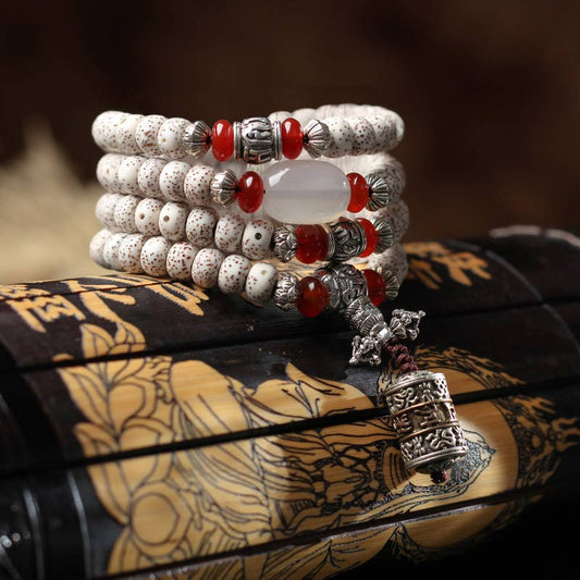 Spirituality Buddha Karma Tibetan Bodhi Seed Handcraft Mala Wisdom Bracelet