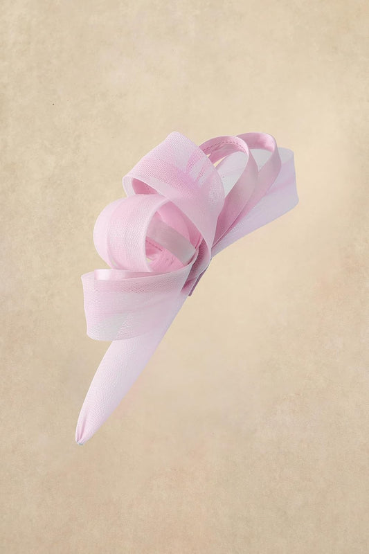 Fascinator Hats for Women - Tea Party Kentucky Ribbon Headband Derby Bridal Wedding Tulle Headpiece with Hair Clip