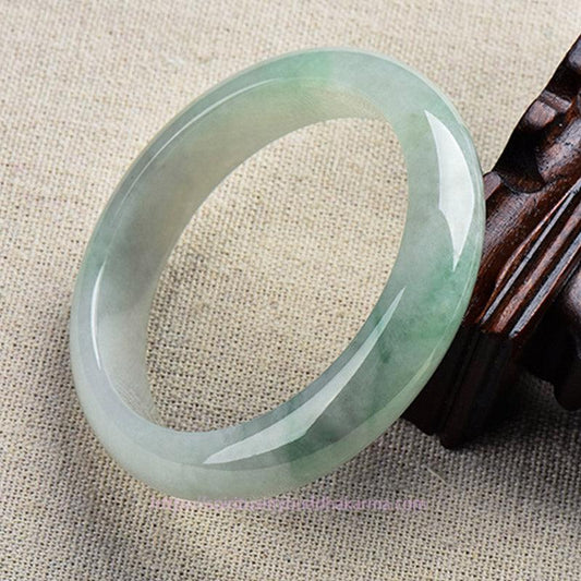 Jade  Natural Jade Luck Healing Prosperity Bangle Bracelet
