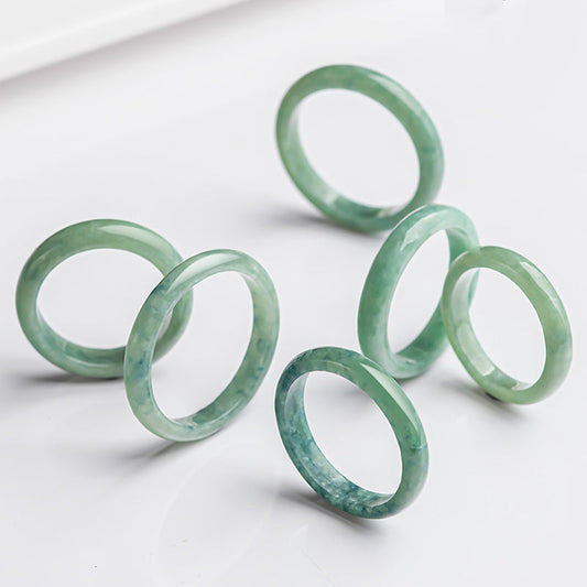 Jade  Natural Jade Prosperity Abundance Ring