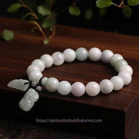 Jade  Natural Jade Pi Xiu Buddha Gourd Apple Success Bracelet