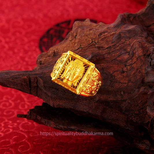 Spirituality FengShui Lucky Buddha Wealth Ring