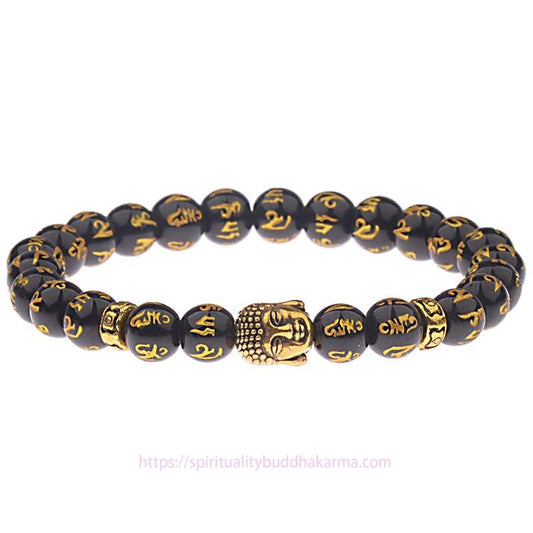 Spirituality Tibetan Buddha Mantra Amulet Bracelet
