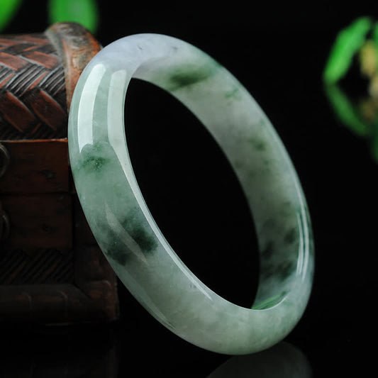 Jade  Jade Luck Blessing Prosperity Bracelet Bangle