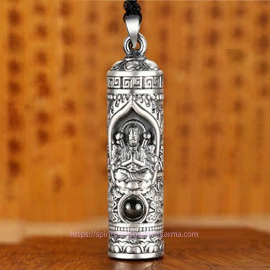 Buddha Energy Necklace Chinese Zodiac Natal Buddha Projection Prosperity Necklace Pendant